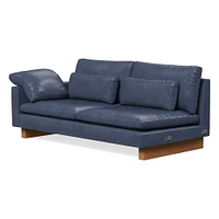 Build Your Own - Harmony Leather Sectional | West Elm