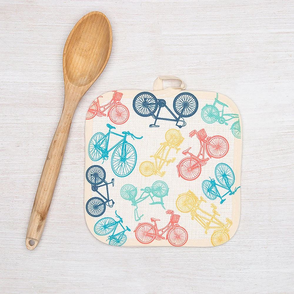 Counter Couture Bike Oven Mitt & Pot Holder | West Elm