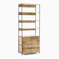 Industrial Modular Open & Closed Storage (33") | West Elm