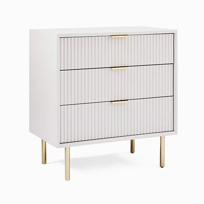 Quinn Closed 3-Drawer Nightstand (28") | West Elm