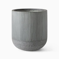 Textured Radius Ficonstone Indoor/Outdoor Planters | West Elm