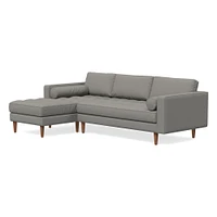 Dennes 2 Piece Chaise Sectional | Sofa With West Elm