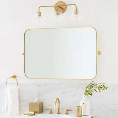 Metal Frame Pivot Mirror - Landscape | West Elm