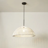 Wicker Dome Pendant (28") | West Elm