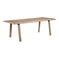 Solid Oak Rectangle Dining Table (88") | West Elm