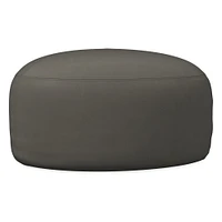 Hal Leather Ottoman | West Elm