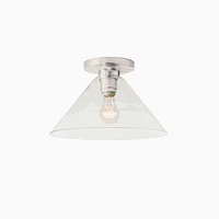 Sculptural Cone Flush Mount | West Elm