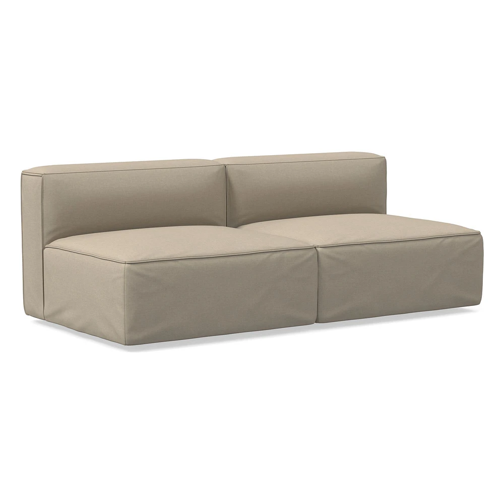 Remi Outdoor 2-Piece Armless Sofa | West Elm