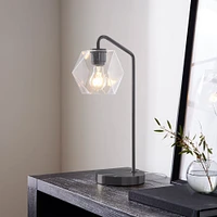 Sculptural Faceted Table Lamp | Modern Light Fixtures West Elm