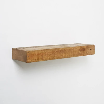 Emmerson® Reclaimed Wood Floating Wall Shelves (24"–48") - ADA | West Elm