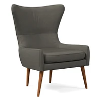 Erik Leather Wing Chair | West Elm