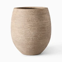 Curved Ficonstone Indoor/Outdoor Planters | West Elm