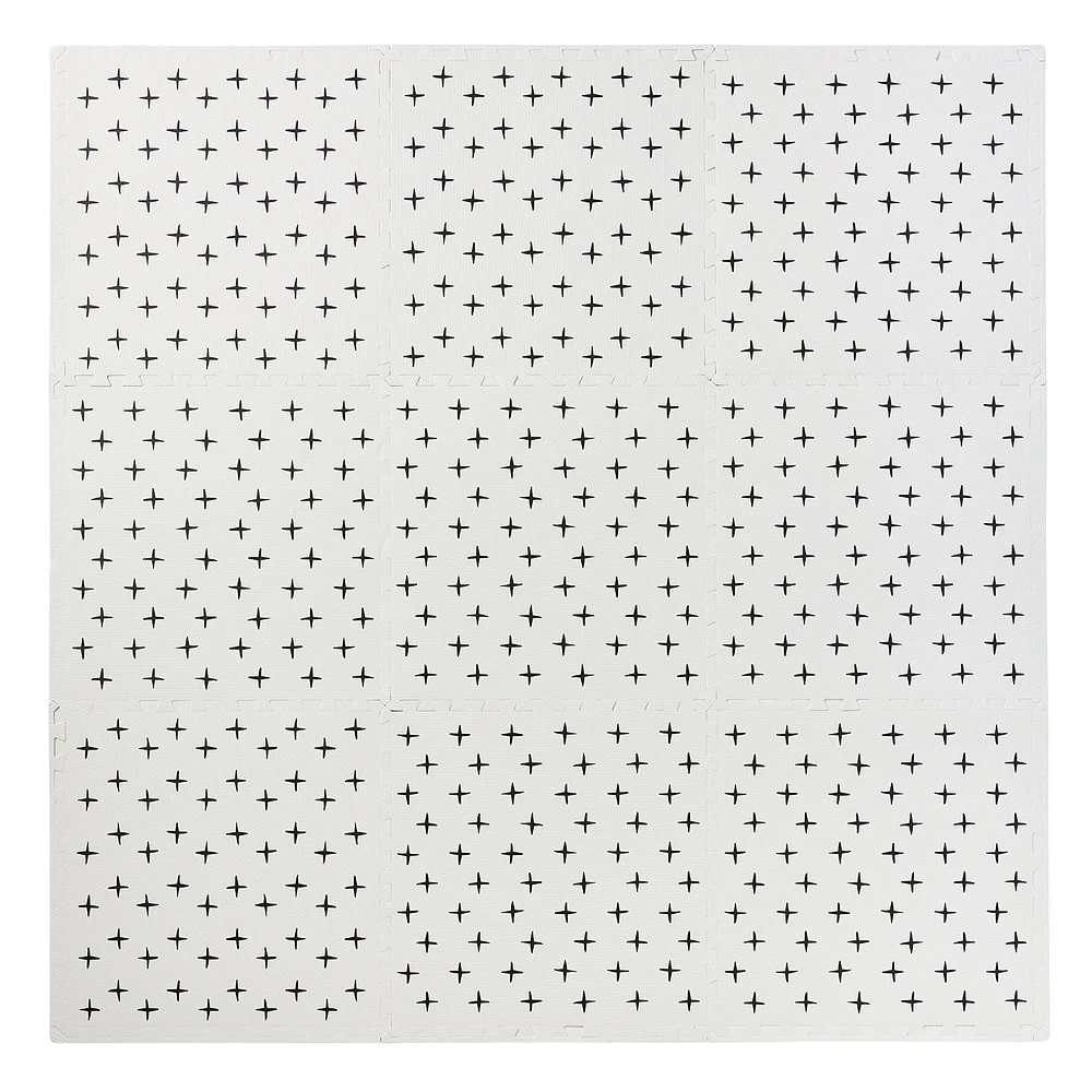 Foam Tile Play Mat - Black & White | West Elm