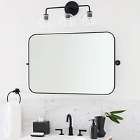 Metal Frame Pivot Mirror - Landscape - Clearance | West Elm