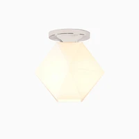 Sculptural Faceted Flush Mount | West Elm