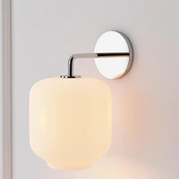 Sculptural Glass Pebble Wall Sconce - Medium | West Elm