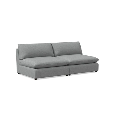 Hampton Modular Armless Sofa (78"–117") | West Elm