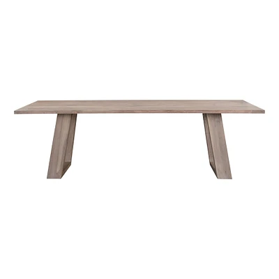 Angled Cross Legs Rectangle Dining Table (98") | West Elm