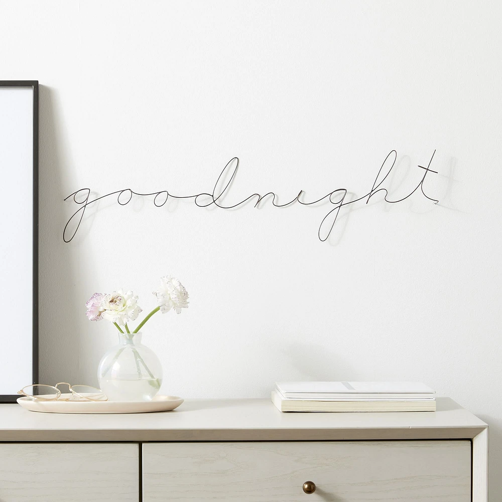 Gauge NYC Goodnight Wall Art | West Elm