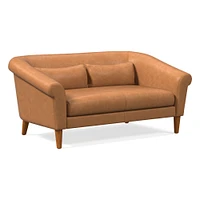 Parlor Leather Sofa (60"–82") | West Elm