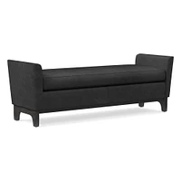 Harvey Leather Bench | West Elm