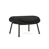 Fillmore Mid-Century Leather Ottoman | West Elm