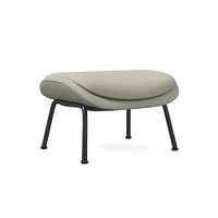 Fillmore Mid-Century Leather Ottoman | West Elm