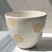 Jordana Earth Polka Dot Fruit Bowl | West Elm