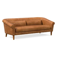 Parlor Leather Sofa (60"–82") | West Elm