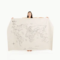 Gathre World Map Tapestry | West Elm