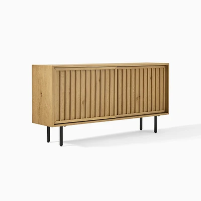 Slatted Shallow Media Console (48") | West Elm