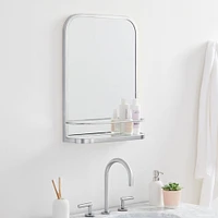 Seamless Wall Shelf Mirror - 17"W x 23"H | West Elm