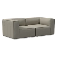 Remi Leather Modular Sofa (72"–108") | West Elm