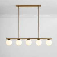 Hayes Linear Chandelier (45") | West Elm