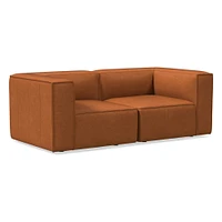 Remi Leather Modular Sofa (72"–108") | West Elm