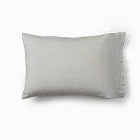 European Flax Linen Ruffle Sheet Set & Pillowcases | West Elm