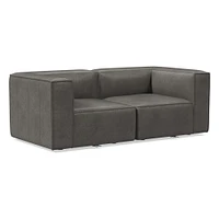 Remi Leather Modular Sofa (72"–108") | West Elm