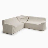 Playa Outdoor 4-Piece L-Shaped Sectional Protective Cover | West Elm