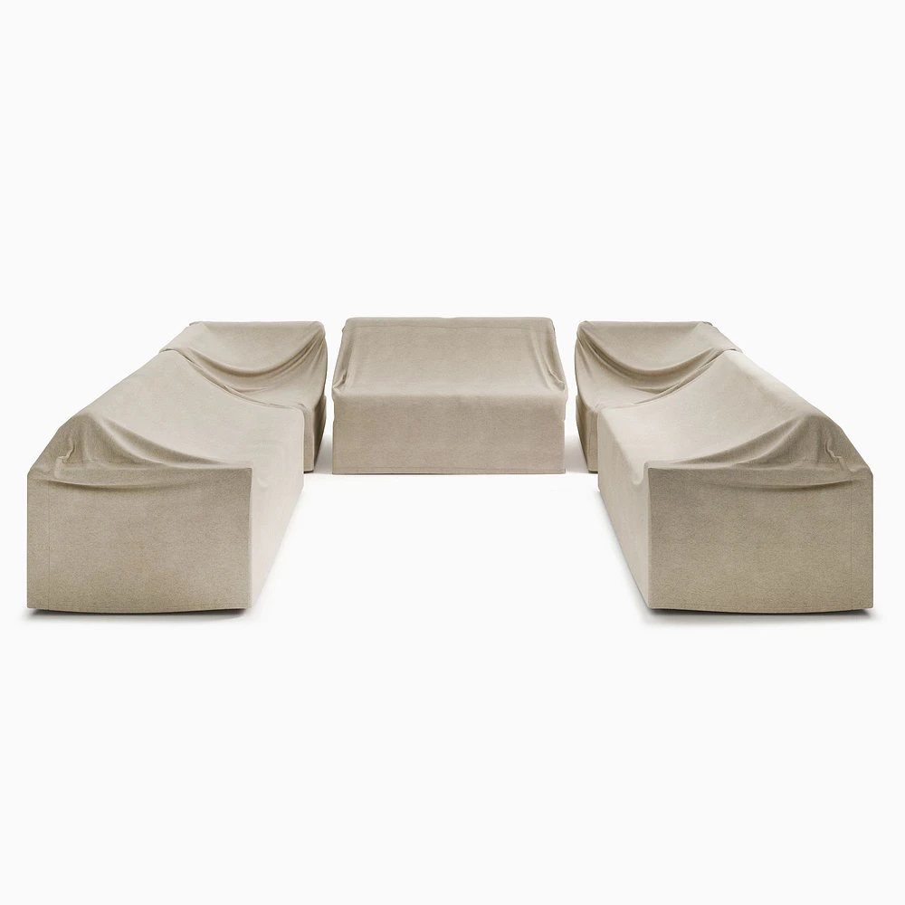 Portside Outdoor 5-Piece U-Shaped Sectional Protective Cover | West Elm