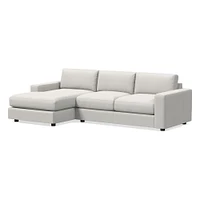 Urban Leather 2 Piece Chaise Sectional | Sofa With West Elm