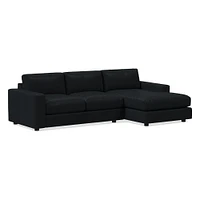 Urban Leather 2 Piece Chaise Sectional | Sofa With West Elm