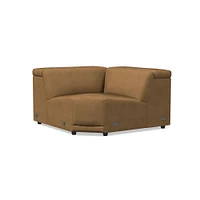 Build Your Own - Dalton Motion Reclining Leather Sectional | West Elm