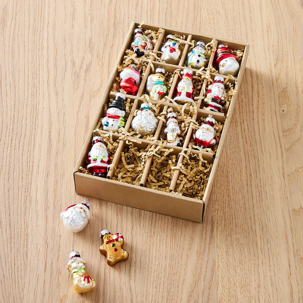 Winter Novelty Ornaments (Set of 16) | West Elm