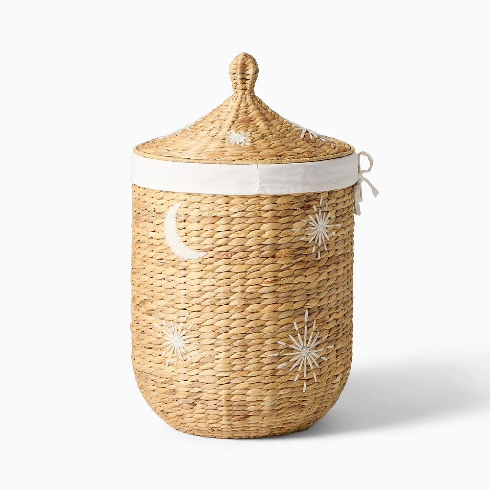 Joseph Altuzarra Woven Moon & Stars Hamper | West Elm