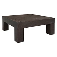 Solid Reclaimed Wood Square Coffee Table | Modern Living Room Furniture West Elm