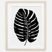 Living Pattern Framed Print - Monstera Deliciosa | West Elm