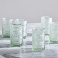 Jupiter Beaded Tall Drinking Glasses (Set of 6) | West Elm