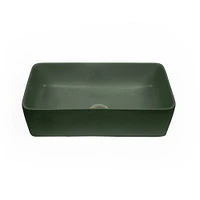 Reno Rectangle Handmade Vessel Sink | West Elm