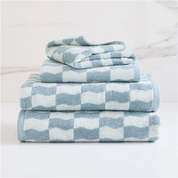 Wavy Blocks Towel Sets | West Elm