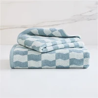 Wavy Blocks Towel Sets | West Elm